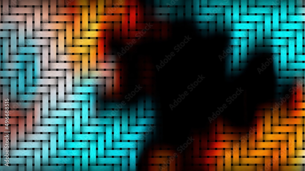 Geometric Abstract Pattern Digital Rendering