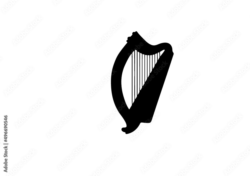 Vecteur Stock irish harp | Adobe Stock