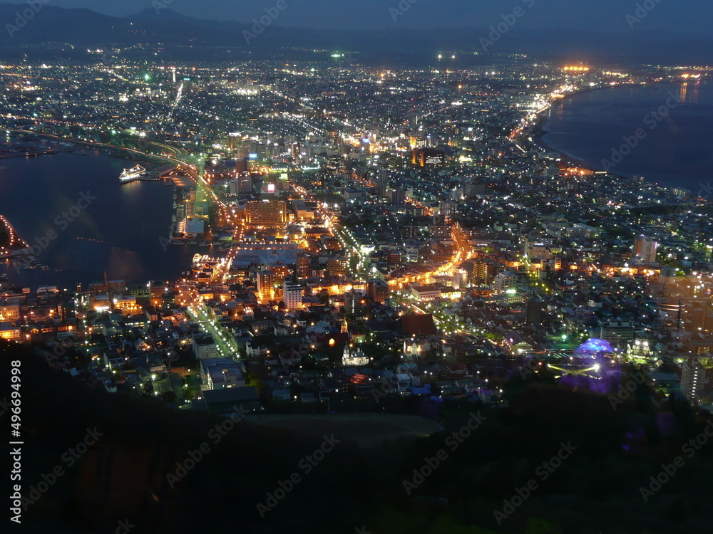 Naklejka premium 夜景