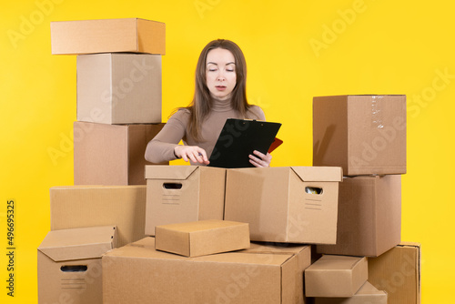 Businesswoman is engaged in...