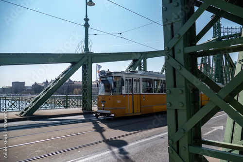 tram on bridge