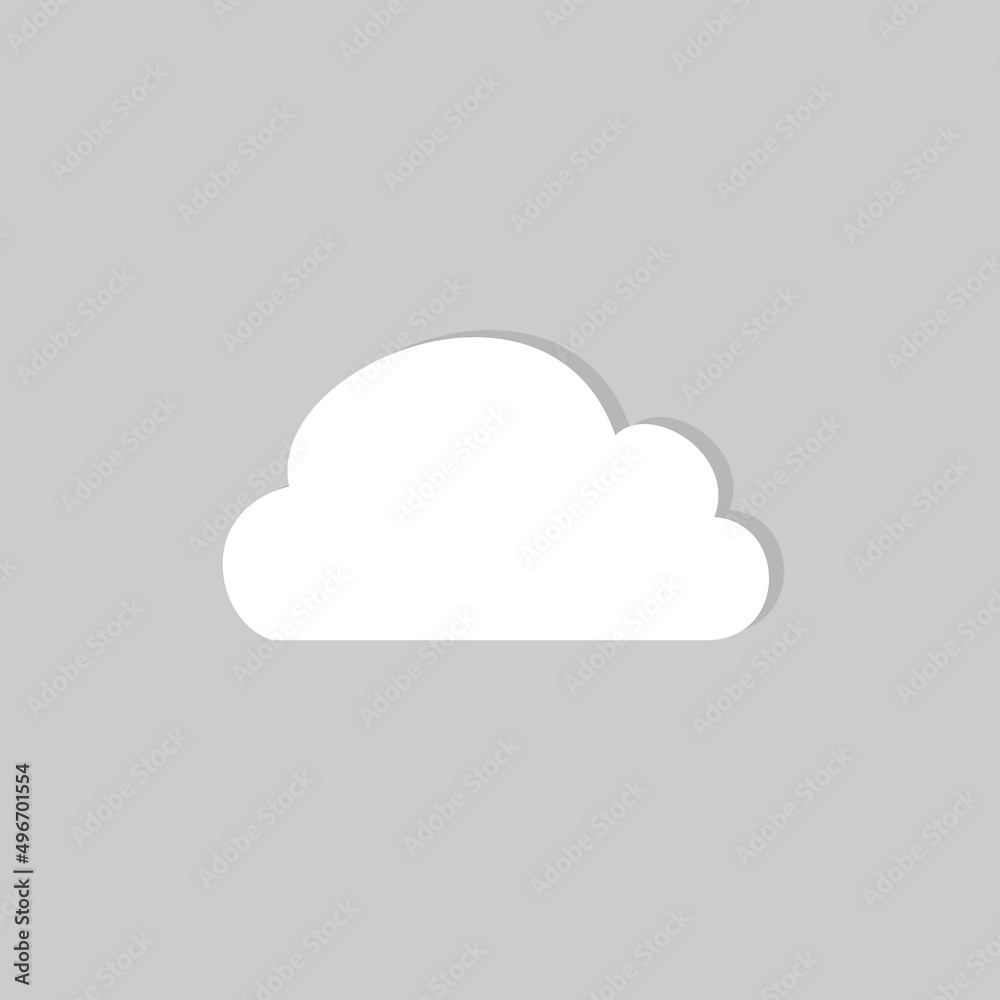 Cloud icon vector. Line sky symbol. Trendy flat weather outline ui sign design. Thin linear graphic pictogram for web site, mobile application. Logo illustration. Eps10. Cloud icon vector. Line sky symbol. Trendy flat weather outline ui sign design. Thin linear graphic pictogram for web site, mobile application. Logo illustration. Eps10.