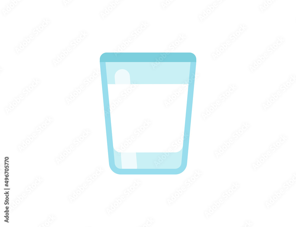 Glass of Milk vector flat emoticon. Isolated Glass of Milk illustration. Glass of Milk icon Glass of Milk vector flat emoticon. Isolated Glass of Milk illustration. Glass of Milk icon