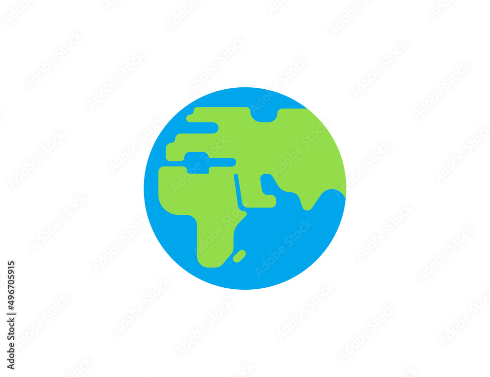Globe Showing Europe-Africa vector flat emoticon. Isolated Globe Showing Europe-Africa illustration. Globe Showing Europe-Africa icon Globe Showing Europe-Africa vector flat emoticon. Isolated Globe Showing Europe-Africa illustration. Globe Showing Europe-Africa icon