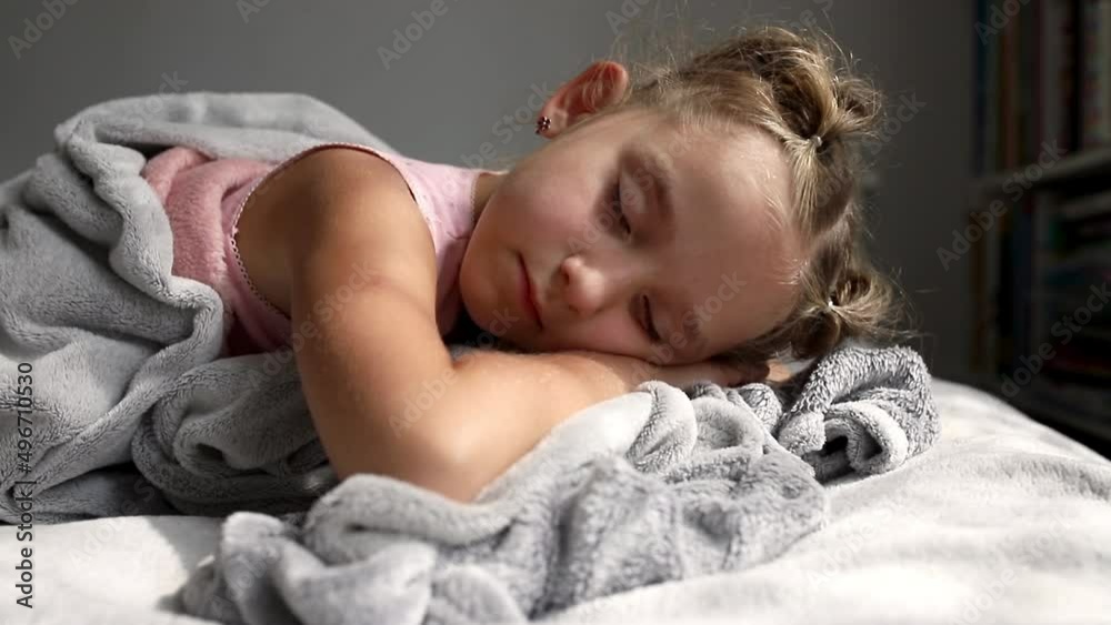 Close-up of a charming Ukrainian girl with brown eyes waking up in bed in the morning. Portrait of a handsome sleepy teenager. Cinema 4k ProRes HQ.
Close-up of a charming Ukrainian girl with brown eyes waking up in bed in the morning. Portrait of a handsome sleepy teenager. Cinema 4k ProRes HQ.