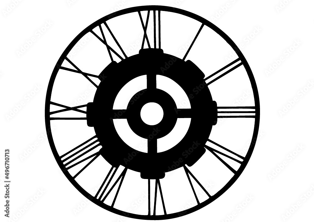 Fototapeta premium clock steampunk