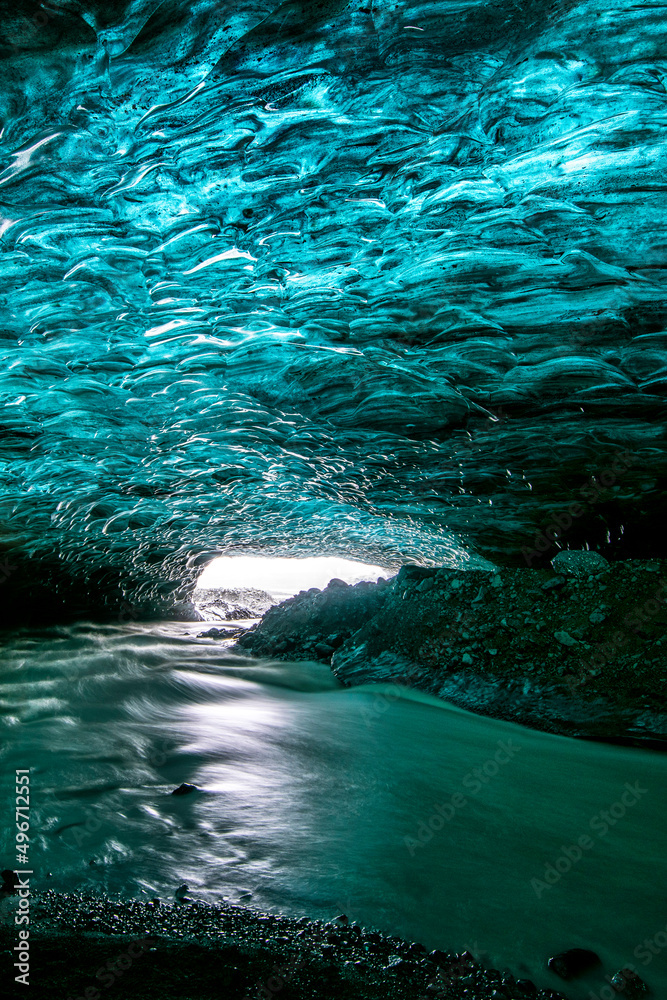 Grotte di ghiaccio in Islanda