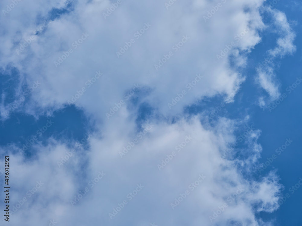 Obraz premium fluffy beautiful clouds in the sky
