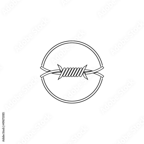 Barbed wire icon