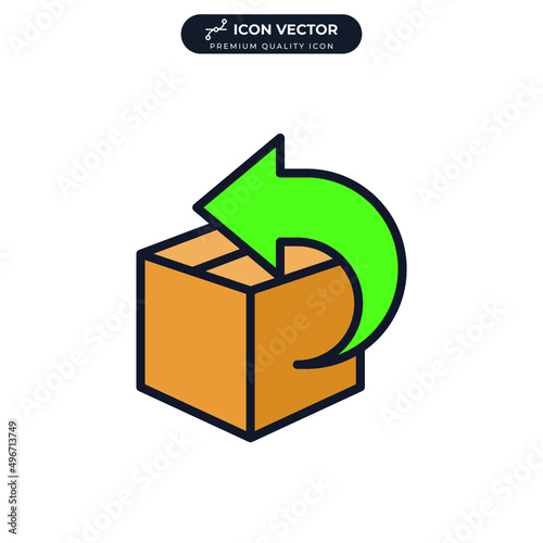 return icon symbol template for graphic and web design collection logo vector illustration