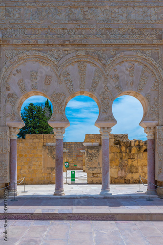 Obraz na plátně Jafar home at Madinat al-zahra near Spanish town Cordoba.