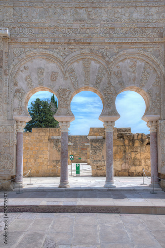 Obraz na płótnie Jafar home at Madinat al-zahra near Spanish town Cordoba.