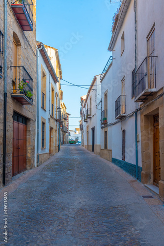 Street in the old town of Spanish city Ubeda.