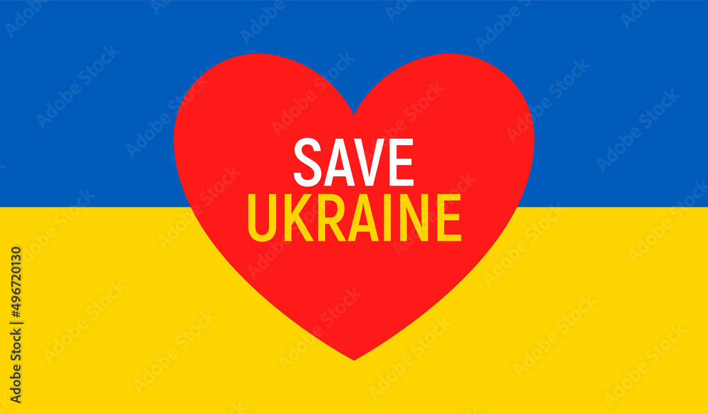 Save Ukraine red heart peace concept. Love Ukraine, no war. Pray for Ukraine Save Ukraine red heart peace concept. Love Ukraine, no war. Pray for Ukraine