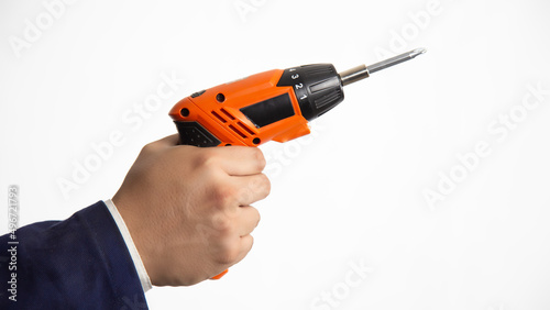 man with a SCREWDRIVER in his hands