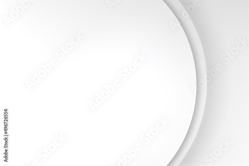 Abstract White wallpaper design, mock up. 3D rendering