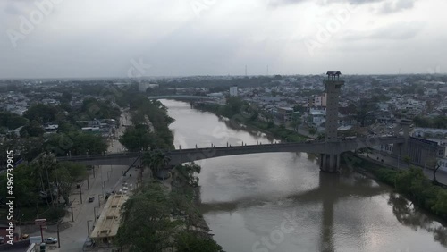 Solidarity bridge in Villahermosa Tabasco