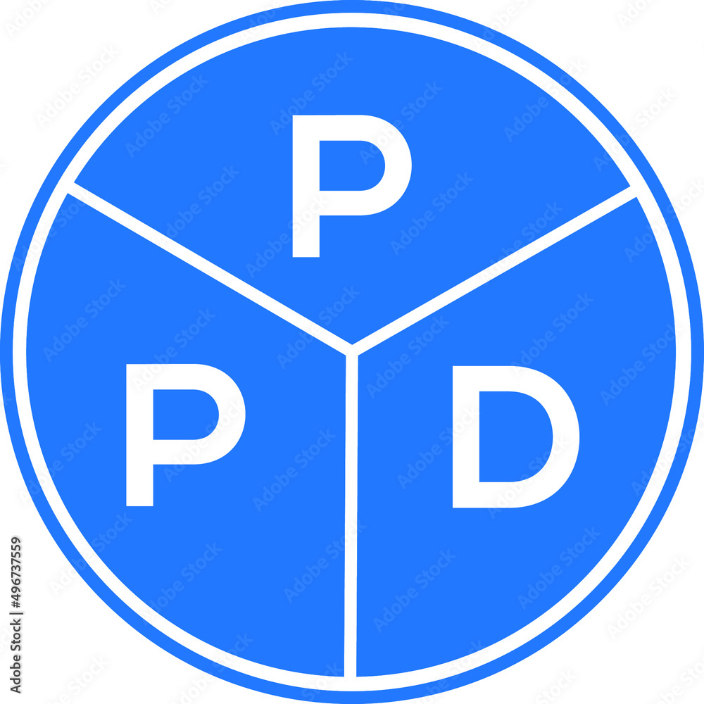 PPD letter logo design on white background. PPD creative circle letter logo concept. PPD letter design. PPD letter logo design on white background. PPD creative circle letter logo concept. PPD letter design.