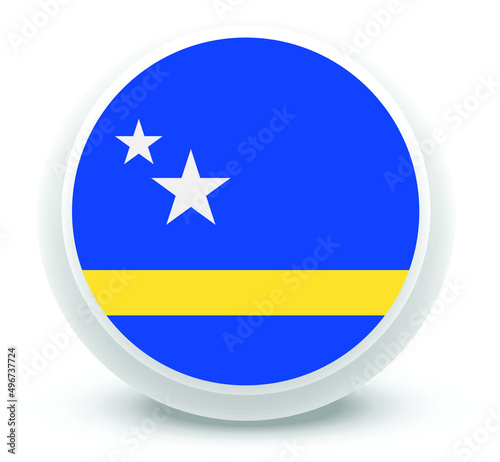curacao Flag Vector