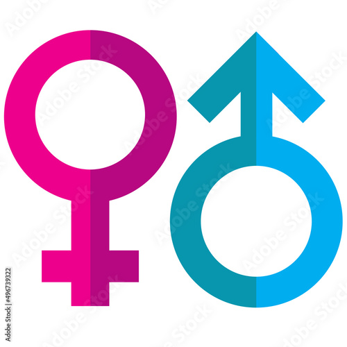male and female symbols gender type 