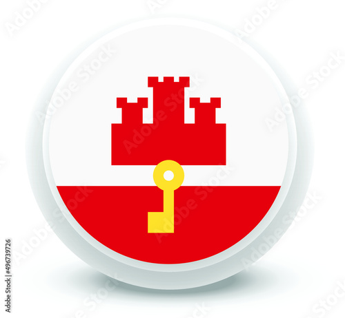 gibraltar Flag Vector