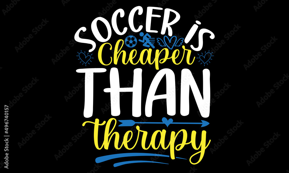 Soccer is cheaper than therapy SVG,Sports SVG Bundle, Sports Balls SVG