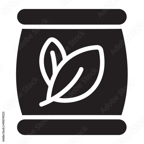 fertilize glyph icon