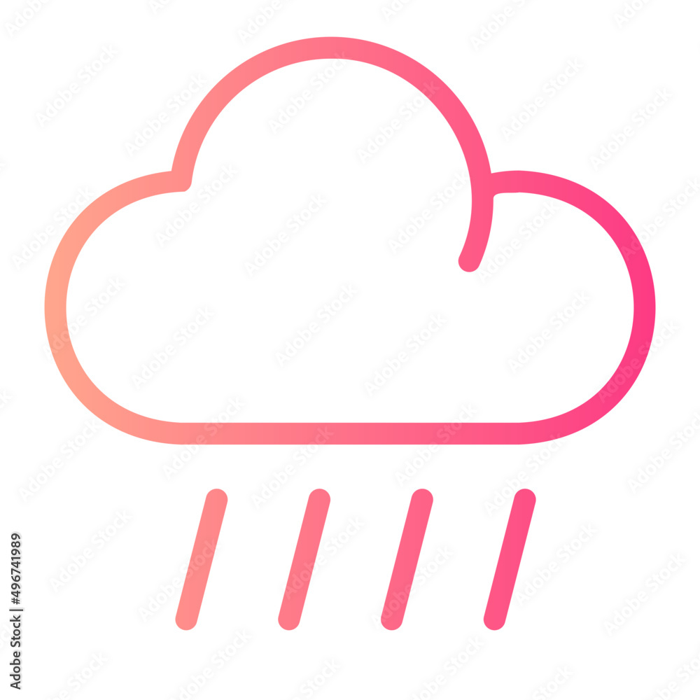 raining gradient icon raining gradient icon