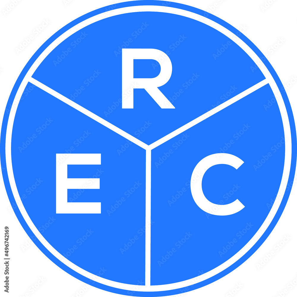 REC letter logo design on white background. REC creative circle letter logo concept. REC letter design.
REC letter logo design on white background. REC creative circle letter logo concept. REC letter design.