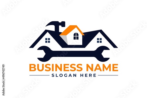 home repair, roofing, remodeling, handyman logo