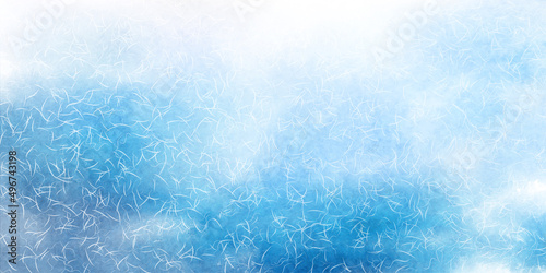 和紙　青　模様　背景