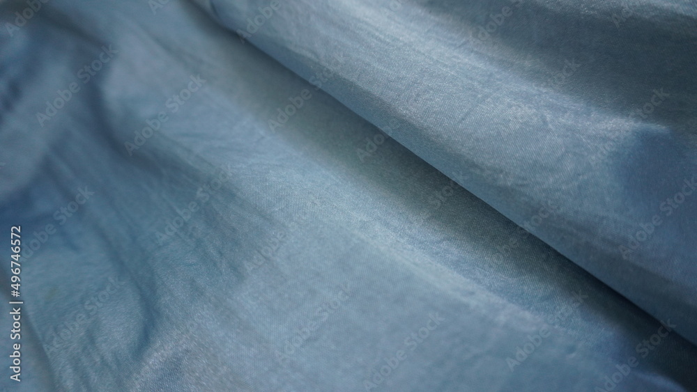 Fototapeta premium blue fabric background ice collor