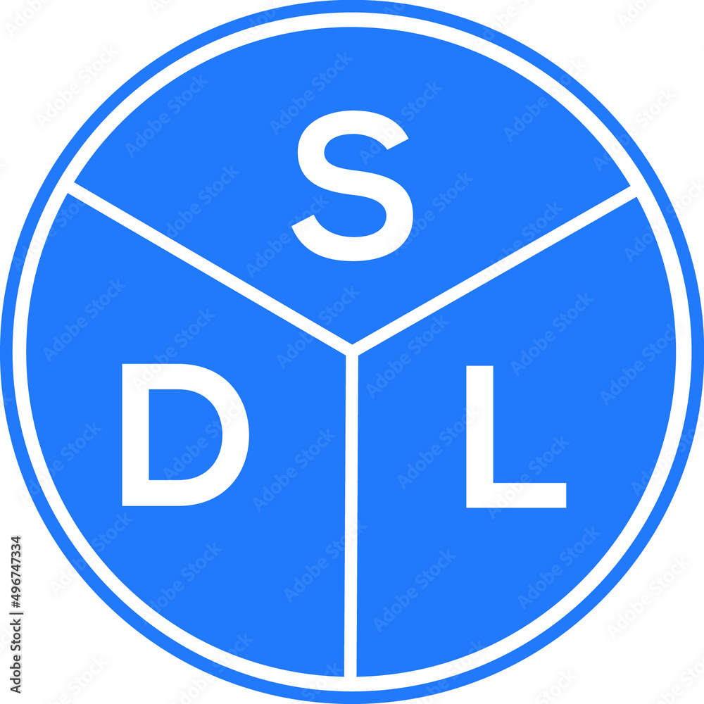 SDL letter logo design on white background. SDL creative circle letter logo concept. SDL letter design. SDL letter logo design on white background. SDL creative circle letter logo concept. SDL letter design.