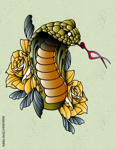 cobra neo traditional tattoo