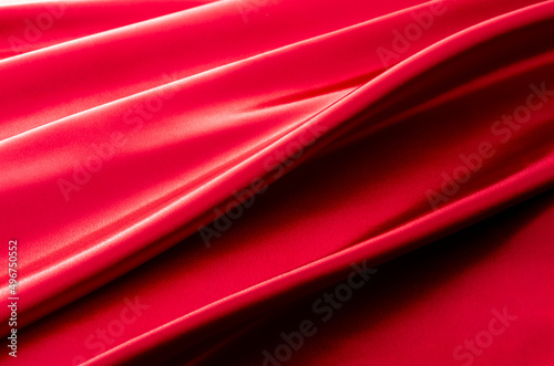 赤いサテンの背景素材