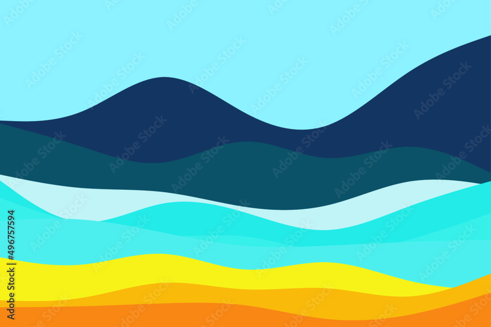 abstract backgroumd with wavy and strike lines pattern