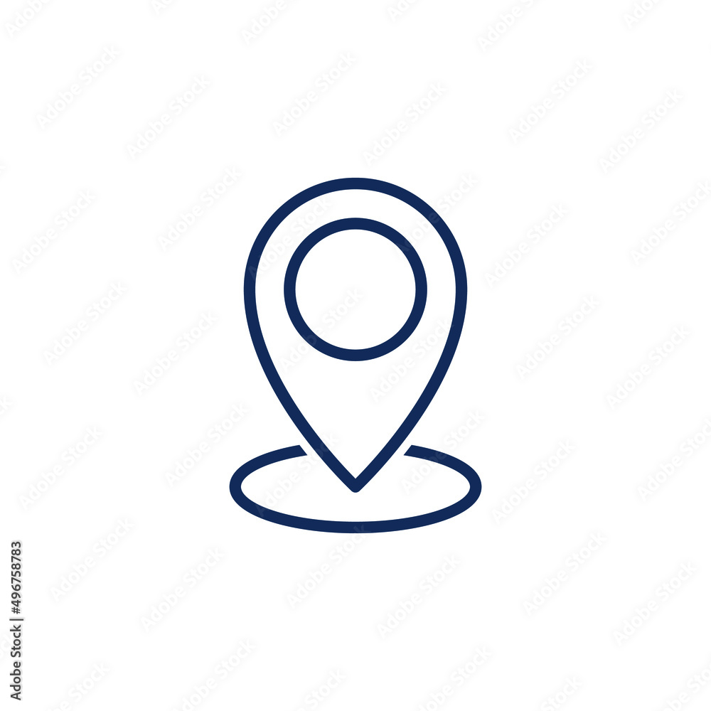 Location, map, pin pointer, navigation icon modern vector illustration template design symbol sign isolated on White background. Location, map, pin pointer, navigation icon modern vector illustration template design symbol sign isolated on White background.