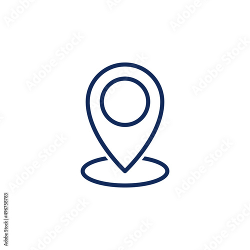Location, map, pin pointer, navigation icon modern vector illustration template design symbol sign isolated on White background. Free Download Location, map, pin pointer, navigation icon modern vector illustration template design symbol sign isolated on White background. - GFXLoad