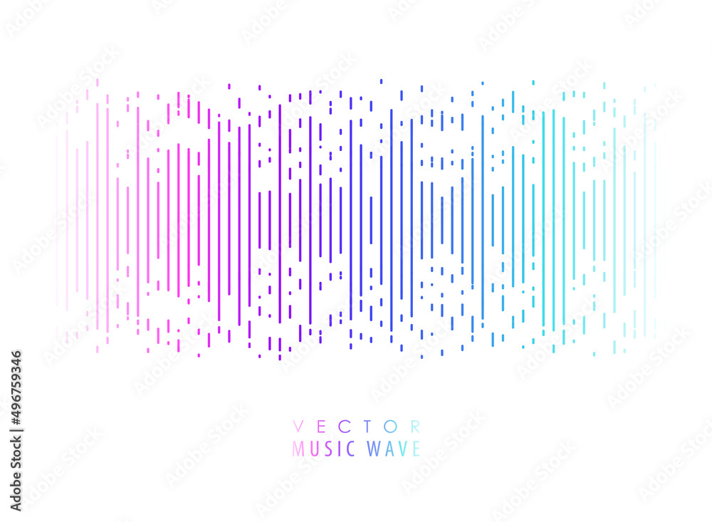 Sound wave poster