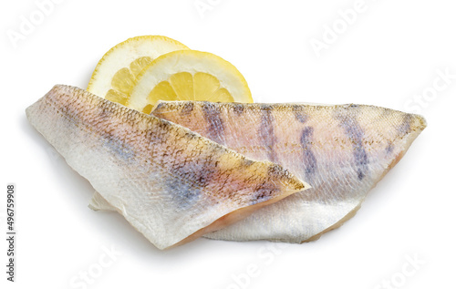 Fotografija fresh raw zander filet