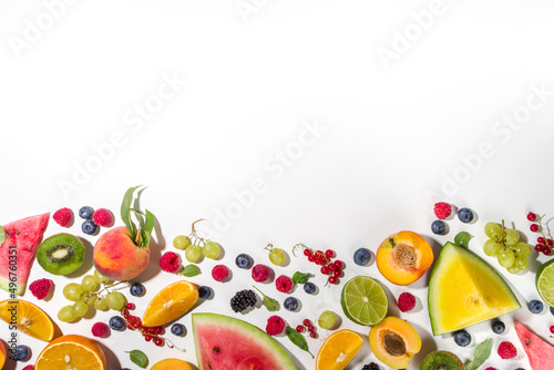 Fototapeta Naklejka Na Ścianę i Meble -  Assorted fruits and berries