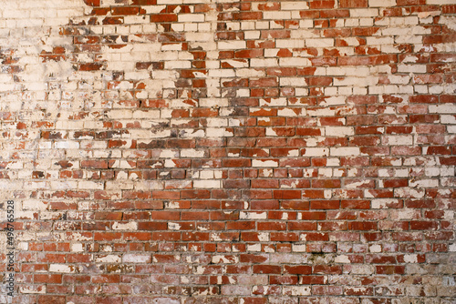 Brick brown wall. background for copy space