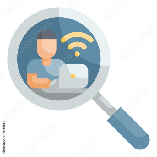 hire flat icon