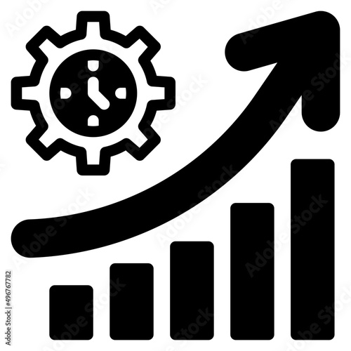 productivity glyph icon