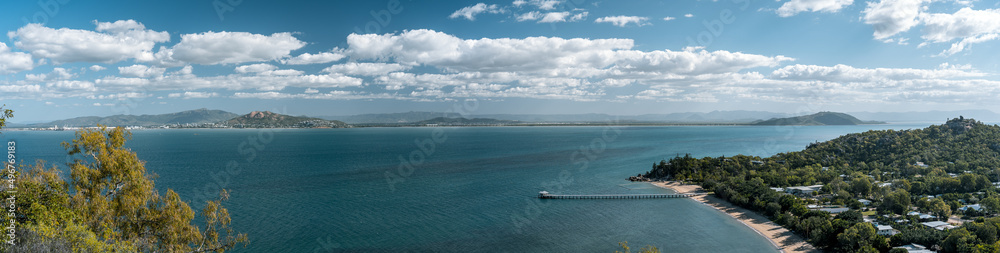 Panoramic view of the Magnetic Island coastline, Queensland, Australia