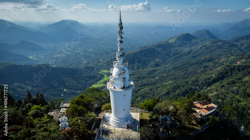 Most dangerous tower with spiral staircase. photo