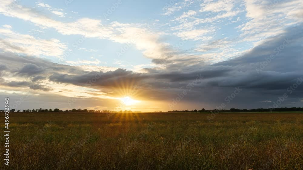 cool landscape light timelapse in the countryside cool landscape light timelapse in the countryside