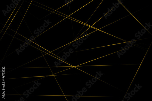 Abstract black with gold lines  triangles background modern design. Vector illustration EPS 10.