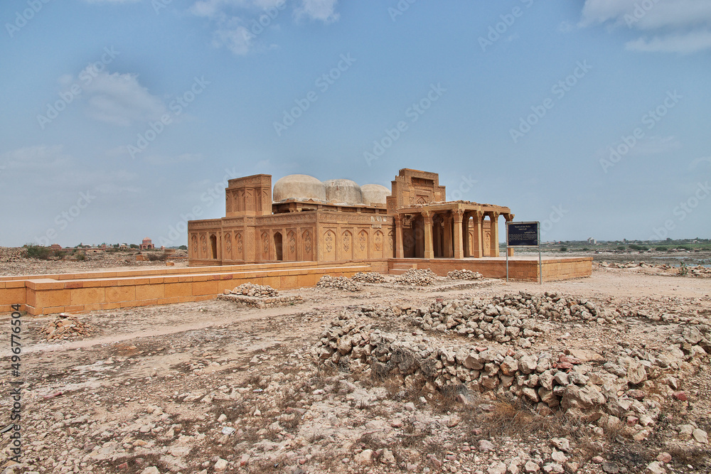 Makli Necropolis, vintage tombs in Thatta, Pakistan