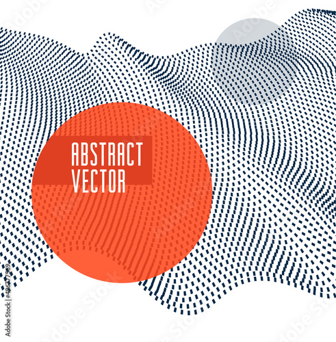 Trendy abstract vector back...